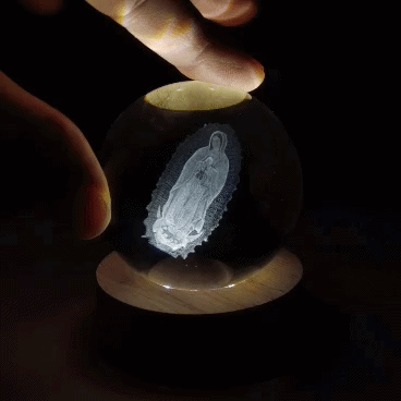 Esfera Virgen Maria que fortalece tu fe cada día