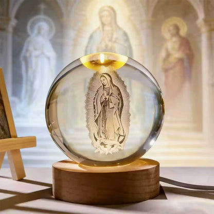 Esfera Virgen Maria que fortalece tu fe cada día